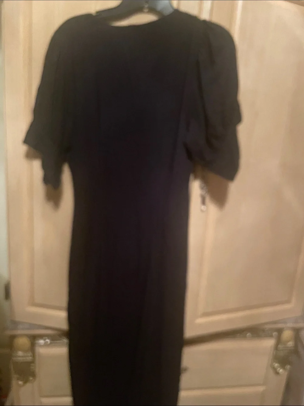 Free People Black Tie-Front Midi Dress - Women - Picture 5 of 6